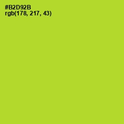 #B2D92B - Key Lime Pie Color Image