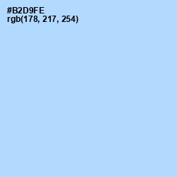 #B2D9FE - Spindle Color Image