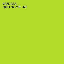 #B2DB2A - Key Lime Pie Color Image