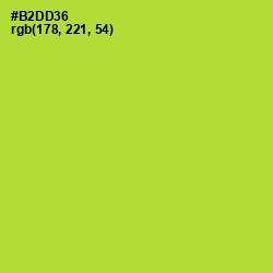 #B2DD36 - Key Lime Pie Color Image
