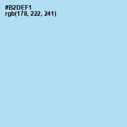 #B2DEF1 - Spindle Color Image