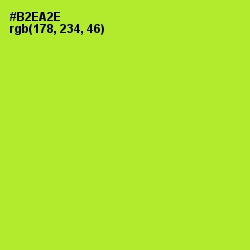 #B2EA2E - Green Yellow Color Image