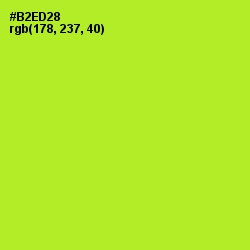 #B2ED28 - Green Yellow Color Image
