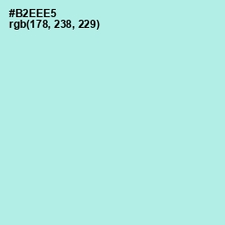 #B2EEE5 - Powder Blue Color Image