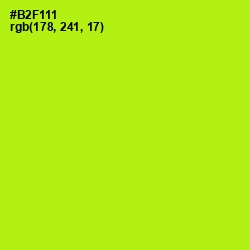 #B2F111 - Inch Worm Color Image