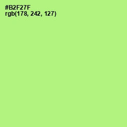 #B2F27F - Wild Willow Color Image