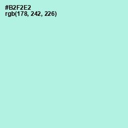 #B2F2E2 - Ice Cold Color Image