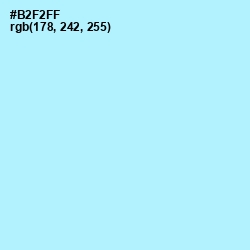#B2F2FF - Charlotte Color Image