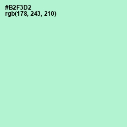 #B2F3D2 - Magic Mint Color Image