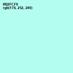 #B2FCF0 - Ice Cold Color Image