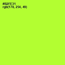 #B2FE31 - Green Yellow Color Image