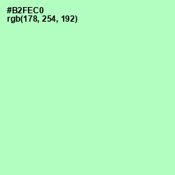 #B2FEC0 - Magic Mint Color Image