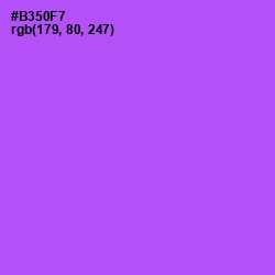 #B350F7 - Medium Purple Color Image