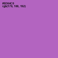 #B364C0 - Lavender Color Image