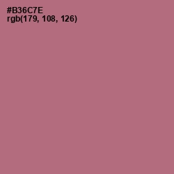 #B36C7E - Coral Tree Color Image