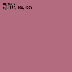 #B36C7F - Coral Tree Color Image
