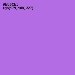 #B36CE3 - Lavender Color Image