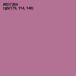 #B37294 - Turkish Rose Color Image