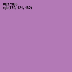 #B379B6 - Purple Mountain's Majesty Color Image