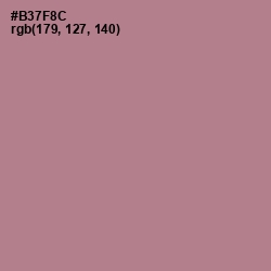 #B37F8C - Turkish Rose Color Image