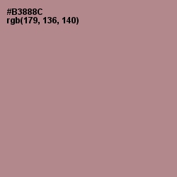 #B3888C - Brandy Rose Color Image