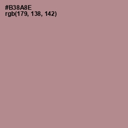 #B38A8E - Brandy Rose Color Image