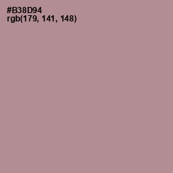 #B38D94 - Del Rio Color Image