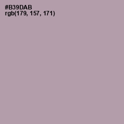 #B39DAB - Amethyst Smoke Color Image