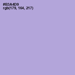 #B3A4D9 - Cold Purple Color Image