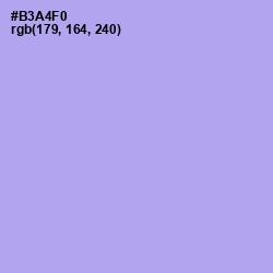 #B3A4F0 - Biloba Flower Color Image