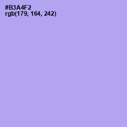 #B3A4F2 - Biloba Flower Color Image