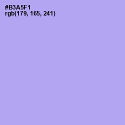 #B3A5F1 - Biloba Flower Color Image