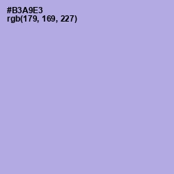 #B3A9E3 - Biloba Flower Color Image