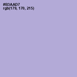 #B3AAD7 - Cold Purple Color Image