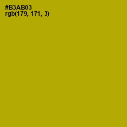 #B3AB03 - Sahara Color Image