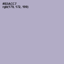 #B3ACC7 - London Hue Color Image