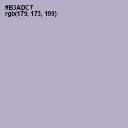 #B3ADC7 - London Hue Color Image