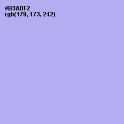 #B3ADF2 - Biloba Flower Color Image