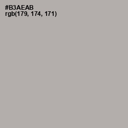 #B3AEAB - Silver Chalice Color Image