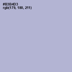 #B3B4D3 - Lavender Gray Color Image