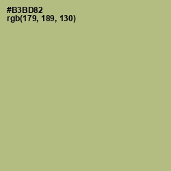 #B3BD82 - Swamp Green Color Image