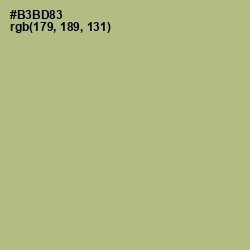 #B3BD83 - Swamp Green Color Image