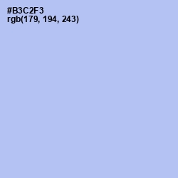 #B3C2F3 - Spindle Color Image