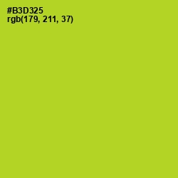 #B3D325 - Key Lime Pie Color Image