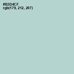 #B3D4CF - Jet Stream Color Image