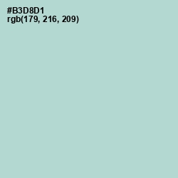 #B3D8D1 - Jet Stream Color Image