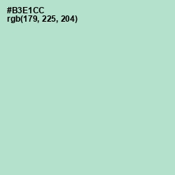 #B3E1CC - Fringy Flower Color Image
