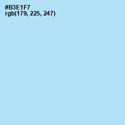 #B3E1F7 - Sail Color Image