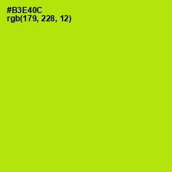 #B3E40C - Inch Worm Color Image