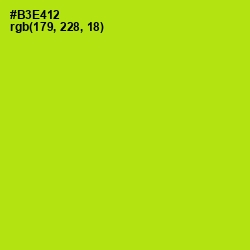 #B3E412 - Inch Worm Color Image